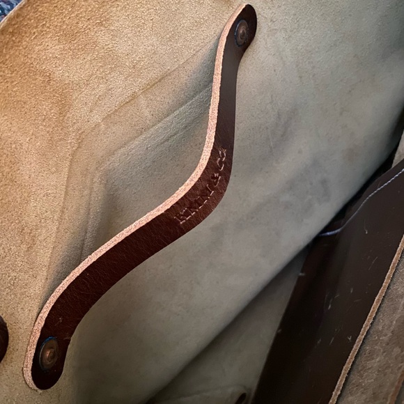 KMM& Co. Brown Leather Tote Bag. - Picture 14 of 14